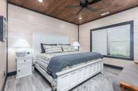 Interior of similar cabin in community.  Interior finishes and furnishings vary from cabin to cabin