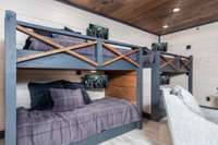 Interior of similar cabin in community.  Interior finishes and furnishings vary from cabin to cabin