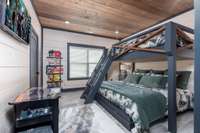 Interior of similar cabin in community.  Interior finishes and furnishings vary from cabin to cabin