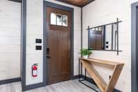 Interior of similar cabin in community.  Interior finishes and furnishings vary from cabin to cabin