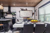 Interior of similar cabin in community.  Interior finishes and furnishings vary from cabin to cabin