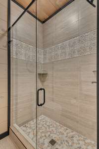 Interior of similar cabin in community. Interior finishes and furnishings will vary from cabin to cabin.