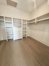 Primary walk in closet