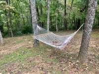 RELAX! This hammock is great in all seasons on this beautiful property