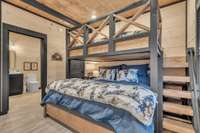 Interior of 5 bedroom rooftop cabin.  6 bedroom rooftop floor plan will vary.
