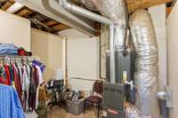 The Steal I-beam structure the house is built upon is noted in this photo. This support system could make the basement identified as a "space space" due to the structural integrity of the home during storms.