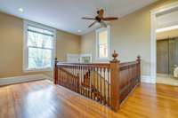 Wide upstairs hallway leads to very spacious bedrooms.