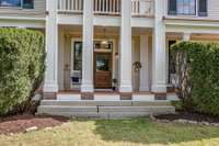 Note the massive original limestone steps original to the property from 1850. The original solid door and hand crank doorbell.