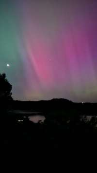 photo of Northern Lights captured by home owner!