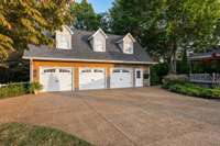 3-car garage with guest apartment above