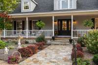 cozy wraparound porch