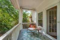 Primary Bedroom Private Porch!