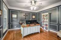 First Floor office with French Doors