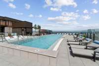 Pullman residents will enjoy breathtaking views from our 29th floor rooftop pool!