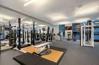 State-of-the-art fitness center on the 6th floor amenity level.