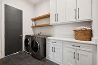 Having a laundry room on the second floor is a must for your guests and loved ones.