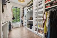 Every queen deserves a closet like this to display those heels and outfits.