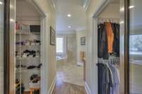 MASTER CLOSETS (HIS & HERS WALKIN)