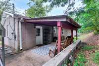 COVERED PATIO OFFERS PRIVACY