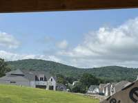 View from upper story deck looking south.