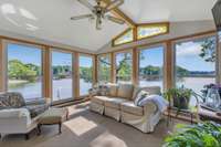 The views from this sunroom will take your breath away.