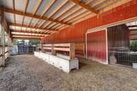 20x76 cattle feeding and work area