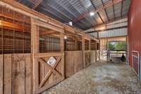 Custom built stalls