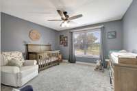 All carpets are pet/child proof. and there is custom Faux wood blinds throughout the home