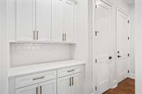 Hallway Foyer offers additional cabinetry