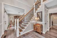 Access to formal dining room from entry foyer