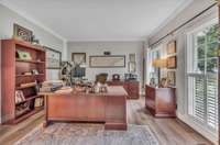 Private study/office with french doors