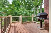 Deck with custom railings