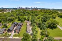 This captures the feeling of the park land surrounding the home and the short distance down 12th or 8th to gulch/downtown. No houses to be built on either side of this home.