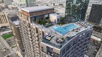 Rooftop pool deck on the 29th floor