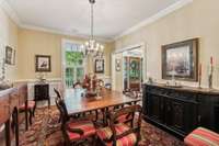 Formal Dining Room open to Foyer