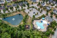 View of the neighborhood pool, one of the playgrounds and the pond. Stream Valley offers multiple activities throughout the year including a Halloween Spooktacular, Adult-only events, Bike parades and more.