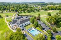 This members pool is one of two in the community.  There are also tennis courts and a basketball court nearby.