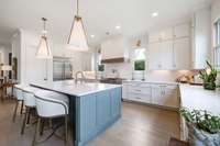 Plenty of cabinet & counter space in the kitchen