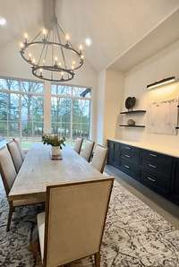 Dining Room with Cathedral Ceiling and Built In Cabinetry!  (Professional photography coming soon)