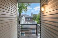 Primary bedroom balcony #2.