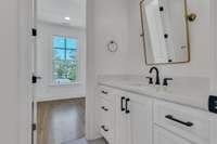 Fantastic walk-in closet with built-ins and custom cedar closet.