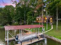 A great view welcoming you home after a day out on the lake