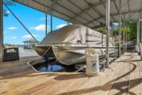 This HydroHoist Boat Lift has worked beautifully for the sellers