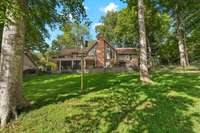 This yard is so fantastic! With 200' of backyard and shoreline, you don't even notice you have neighbors!