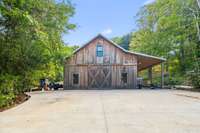 Oak sided barn.