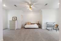 Bedroom 5 is the largest of the upstairs bedrooms and could also flex into an upstairs bonus room if desired...