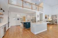 Such a thoughtful design throughout this kitchen space!  It flows perfectly for everyday living and for entertaining too.