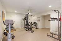 And a full exercise room too!!!