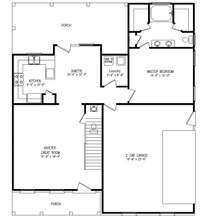 Floor plan has been changed to add a shower in master bath.