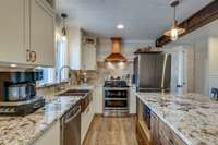 Double oven and stainless steel appliances